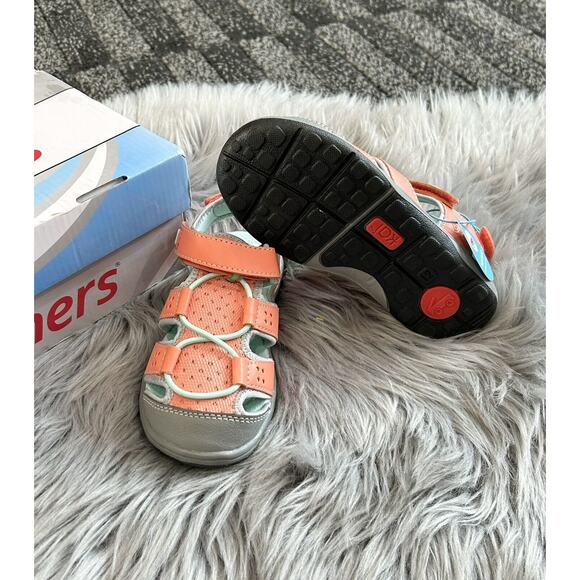 See Kai Run Kenai Closed Toe Sandal Coral Size 12 New In Box Washable Footwear - Picture 3 of 5